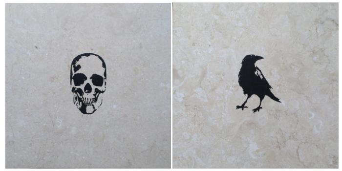 Shakespearian-Inspired Tiles with a Touch of Goth