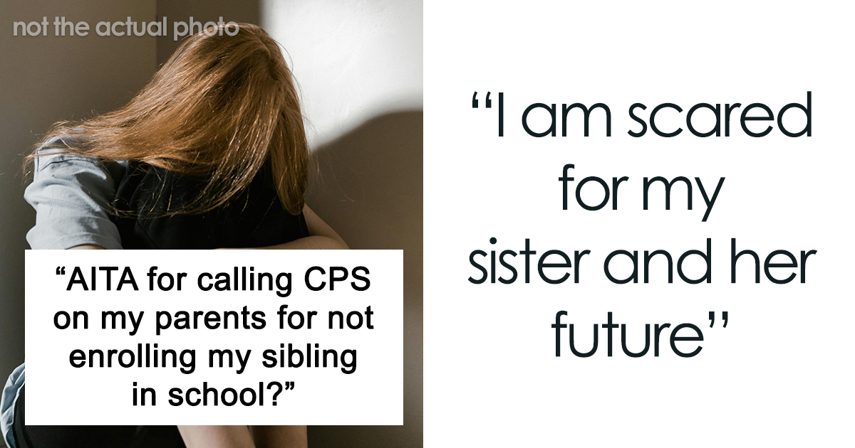 CPS Gets Involved As Woman Refuses To Let 9YO Sister Go Illiterate Over Parents’ Odd Beliefs