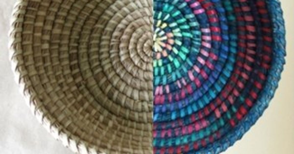 Upcycle an Old Basket With Paint and COLOR!