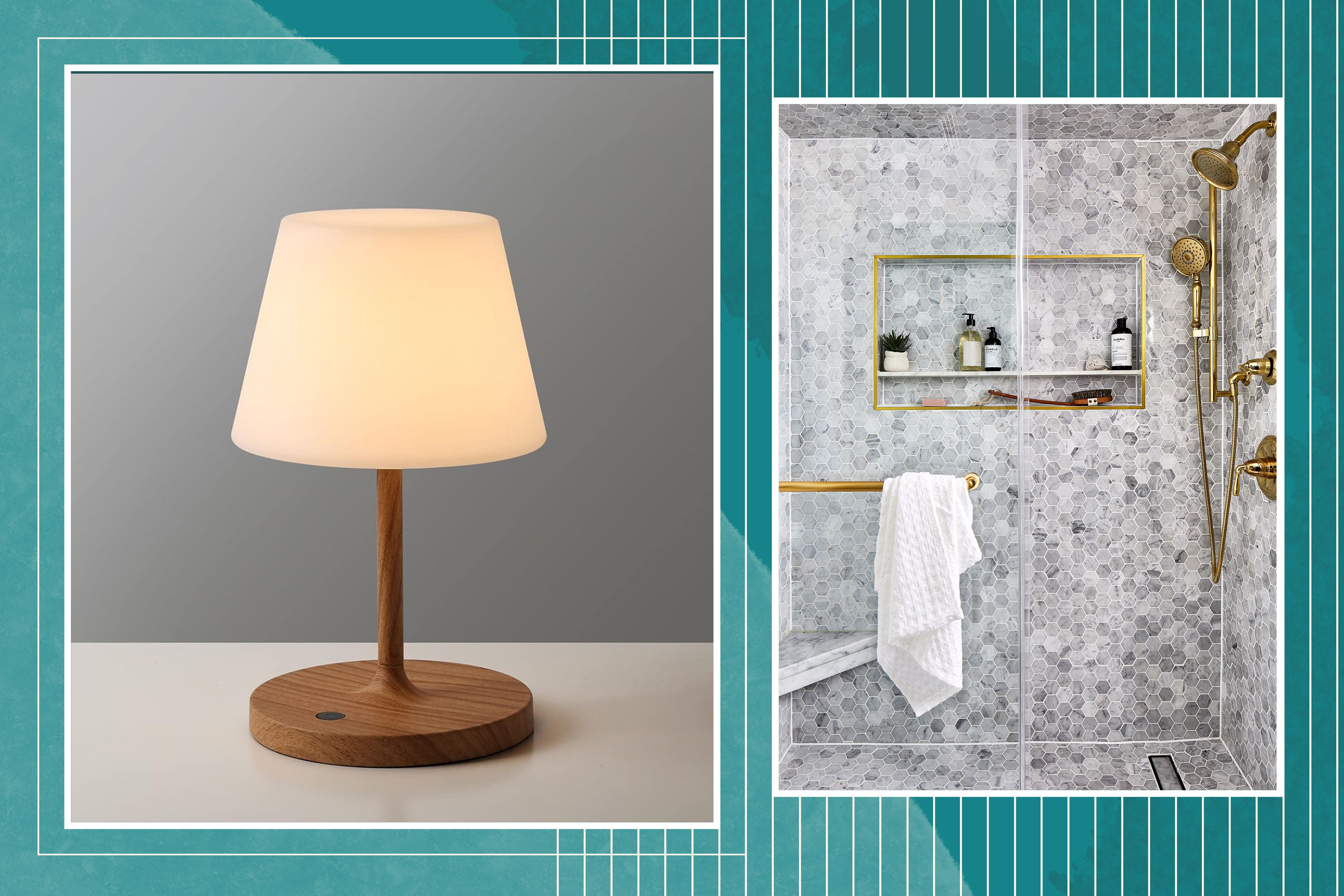 This Viral Waterproof Lamp Makes Your Showers So Cozy