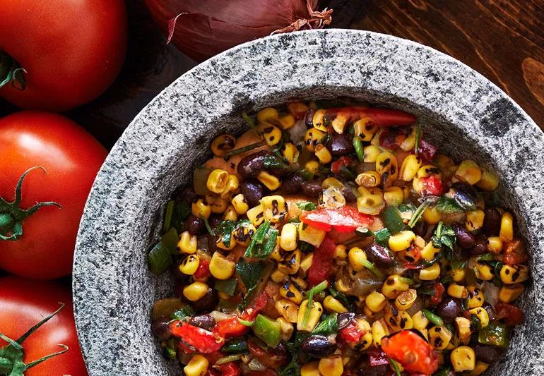 Recipe: Black Bean Chili With Corn and Cilantro