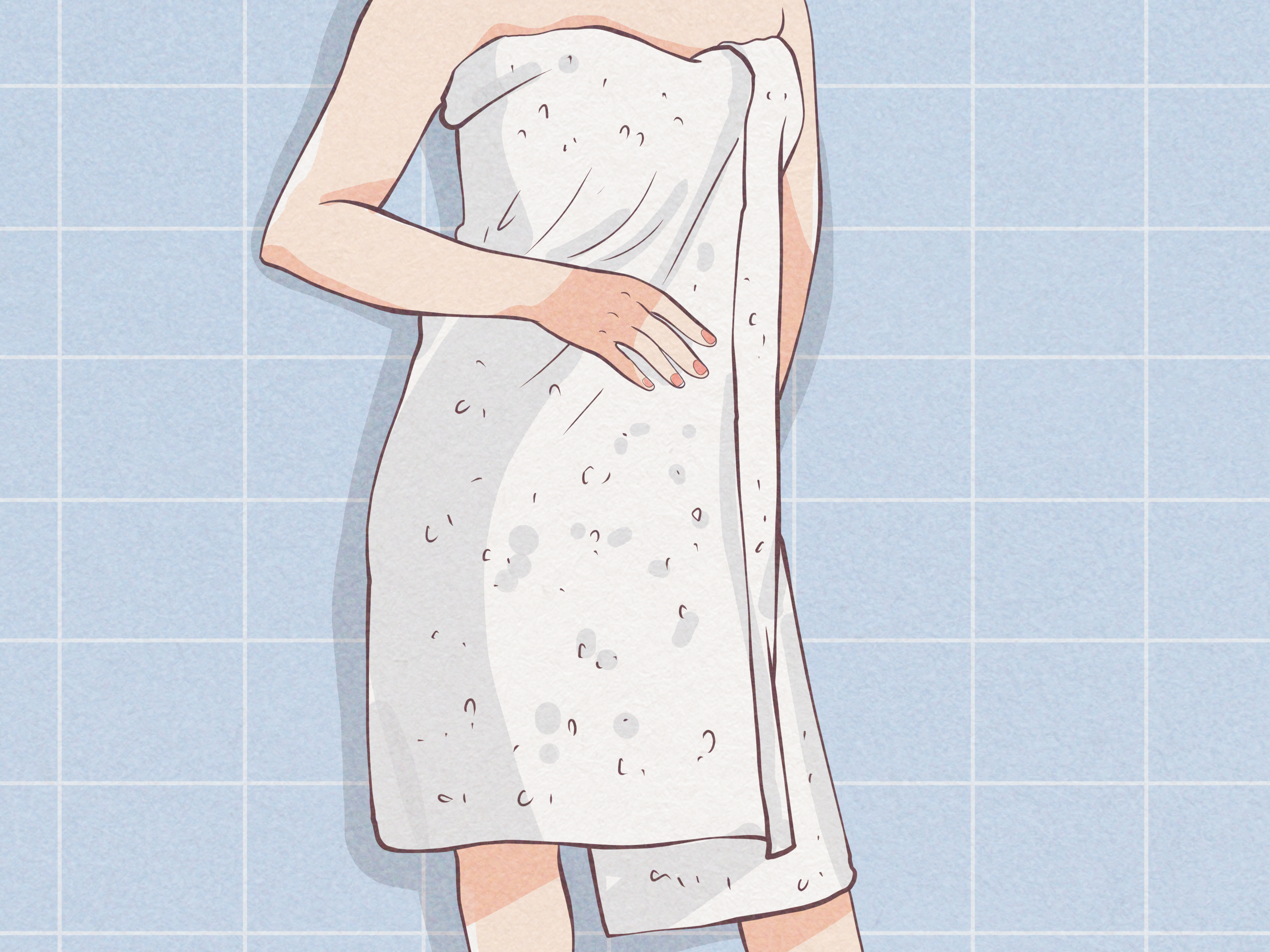 How to Make a Body Wrap Towel After a Shower: 5 Steps