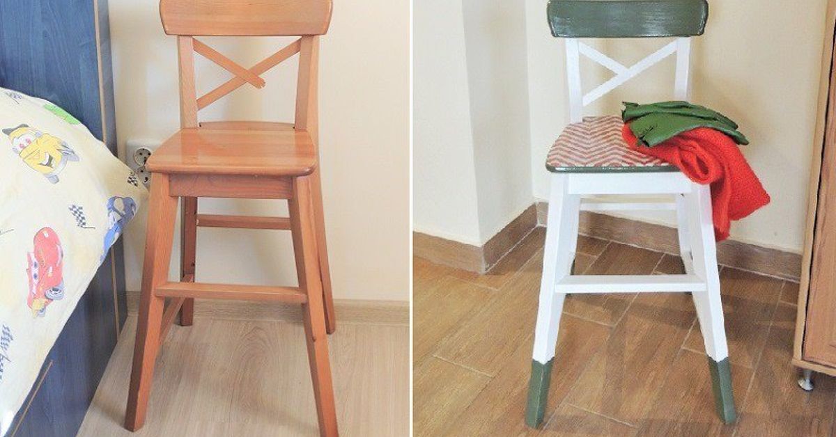 Ikea Hack: Ingolf Bar Stool Makeover