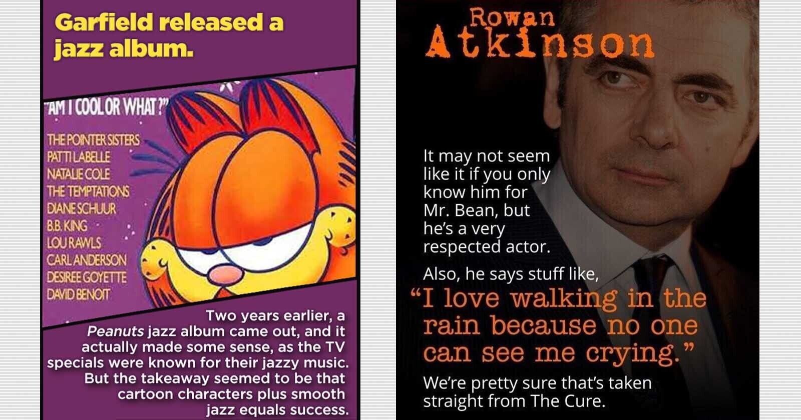 34 Random Bits of Trivia to Heimlich Out of Our Brains and Directly Into Yours