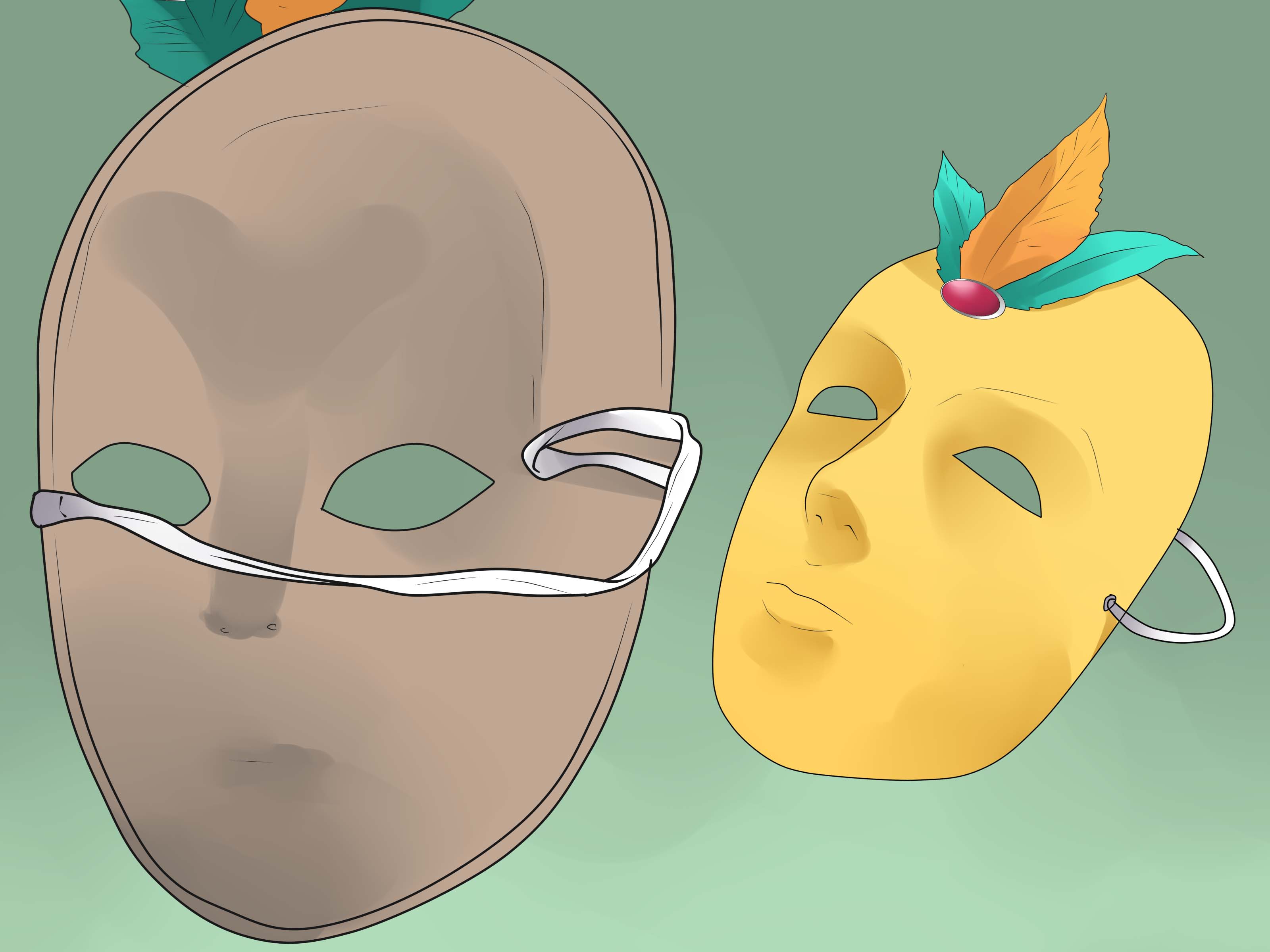 How to Make a Venetian Mask: 12 Steps