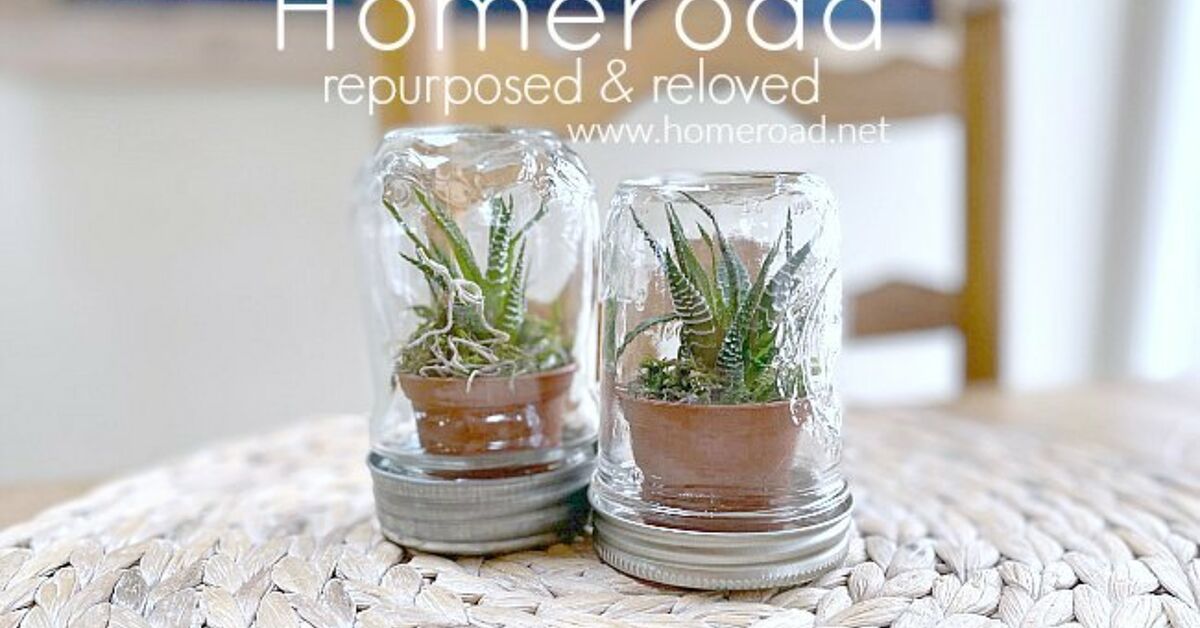 How to Make a Succulent Terrarium Using a Mason Jar DIY