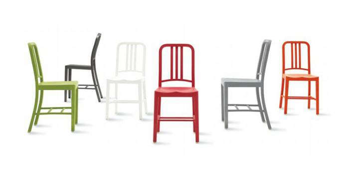Furniture: 111 Navy Chair from Emeco