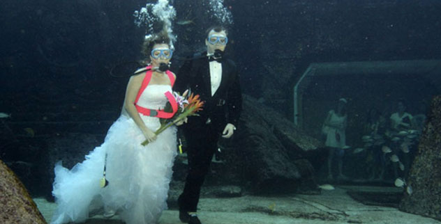 Top 10 Bizarre Places To Get Married