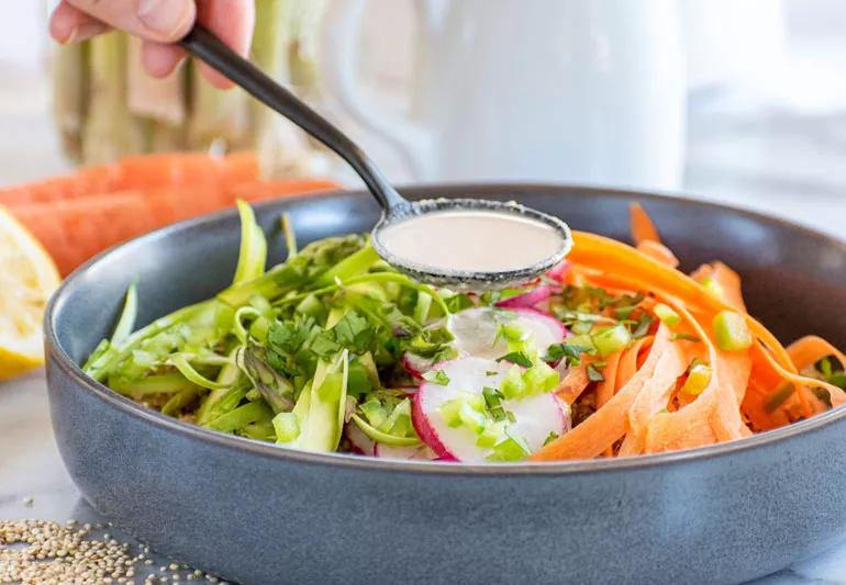 Recipe: Spring Veggie and Grain Bowl
