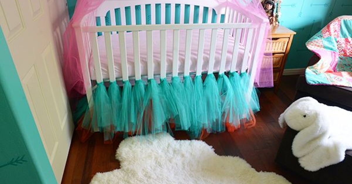 How to Make a Ballerina Tulle Crib Skirt